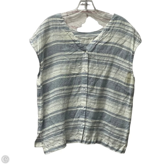 Top Short Sleeve By Cynthia Rowley In Blue, Size: L