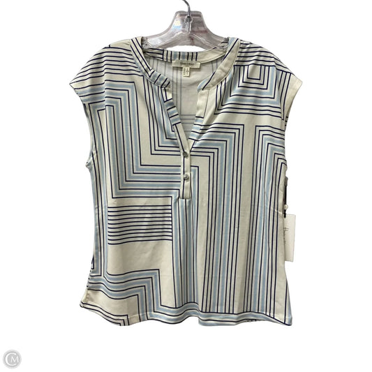 Top Short Sleeve By Cme In White, Size: M