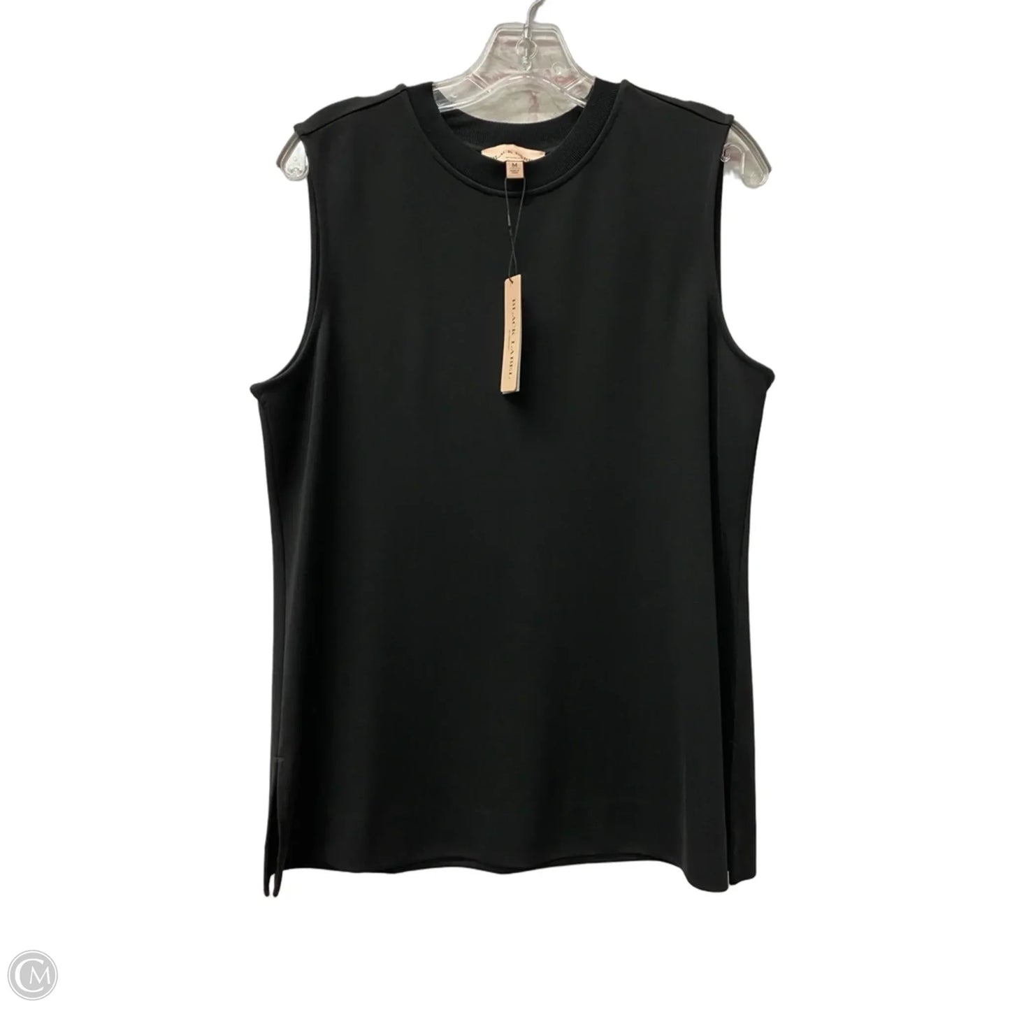 Top Sleeveless By Chicos In Black, Size: M