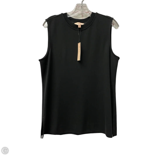 Top Sleeveless By Chicos In Black, Size: M