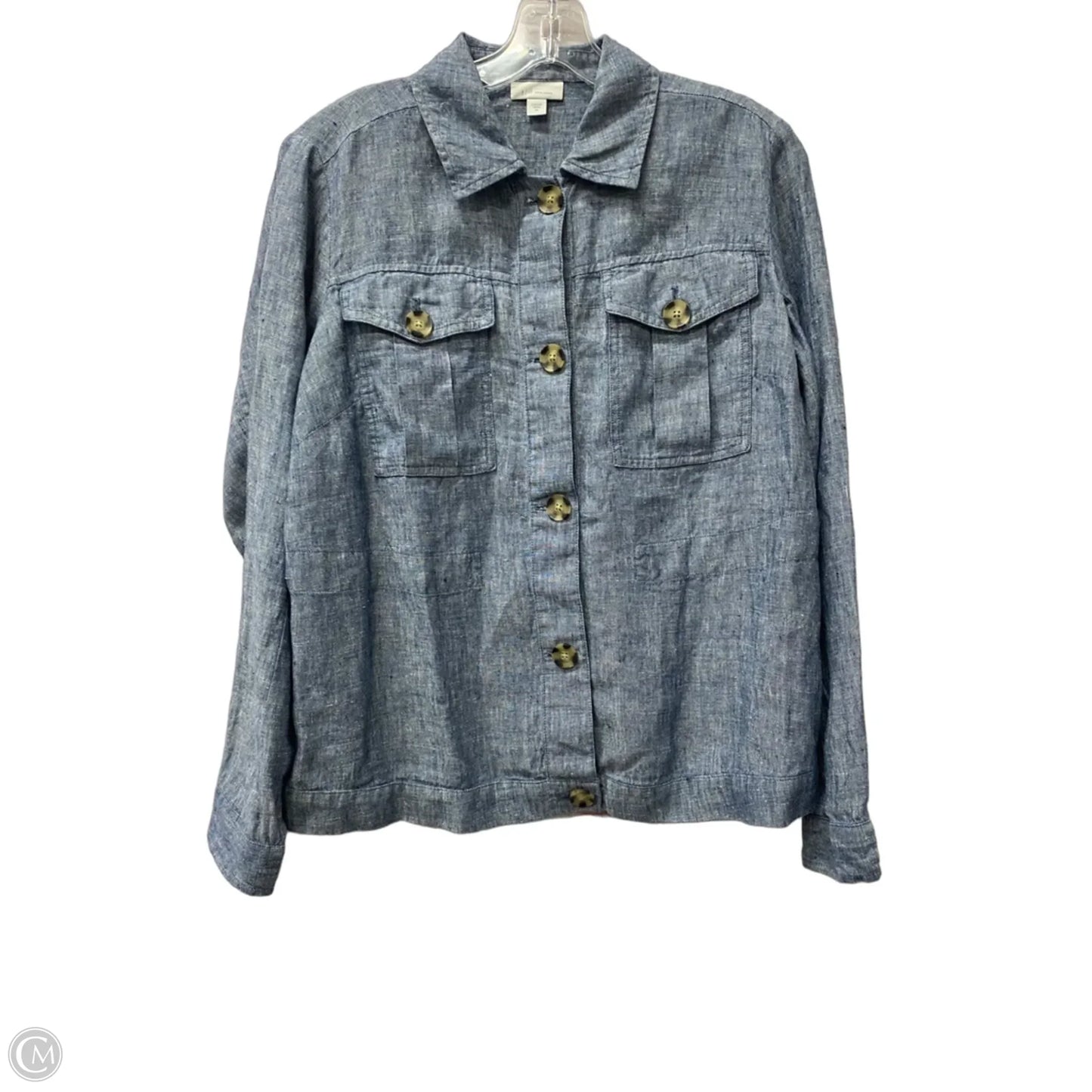 Top Long Sleeve By J. Jill In Blue, Size: Xs