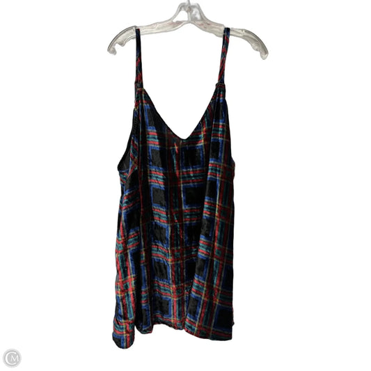 Tank Top By Torrid In Black & Red, Size: 3x