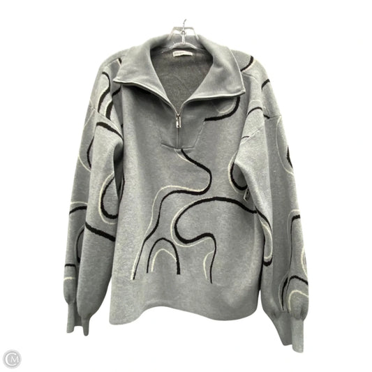 Sweater By Nine West In Grey, Size: 1x