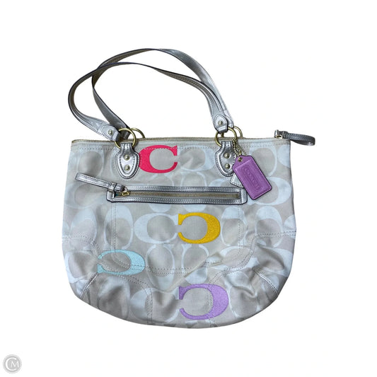 Handbag Designer By Coach, Size: Medium