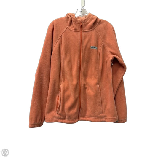 Jacket Fleece By Columbia In Orange, Size: Xl