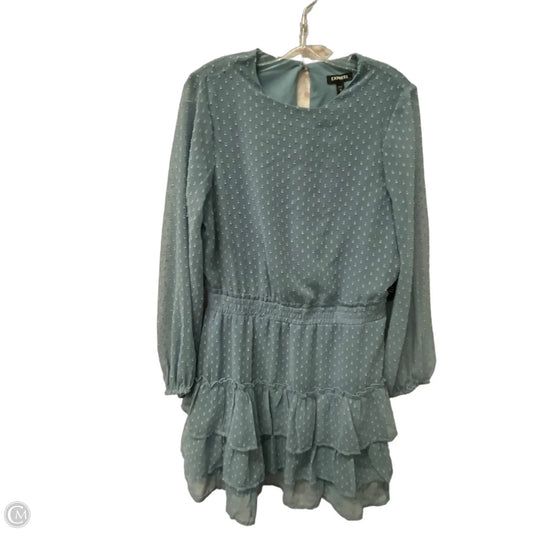 Dress Casual Short By Express In Blue, Size: M