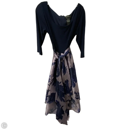 Dress Party Long By R And M Richards In Blue, Size: L