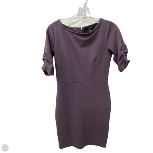 Dress Work By Ann Taylor In Purple, Size: Xs