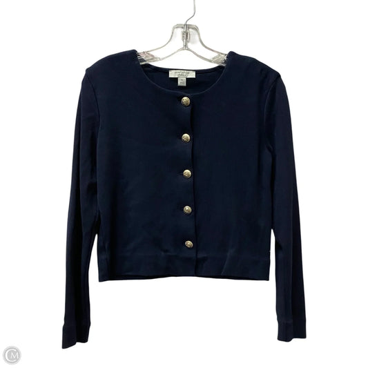 Sweater Cardigan By Ann Taylor In Blue, Size: Xs