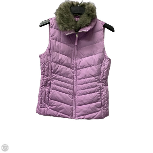 Vest Puffer & Quilted By Talbots In Purple, Size: S