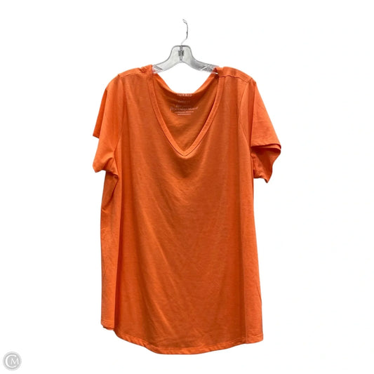 Top Short Sleeve Basic By Torrid In Orange, Size: 2x