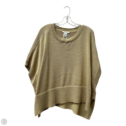 Poncho By Chicos In Tan, Size: S