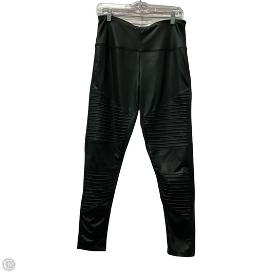 Athletic Leggings By Marc New York In Black, Size: L