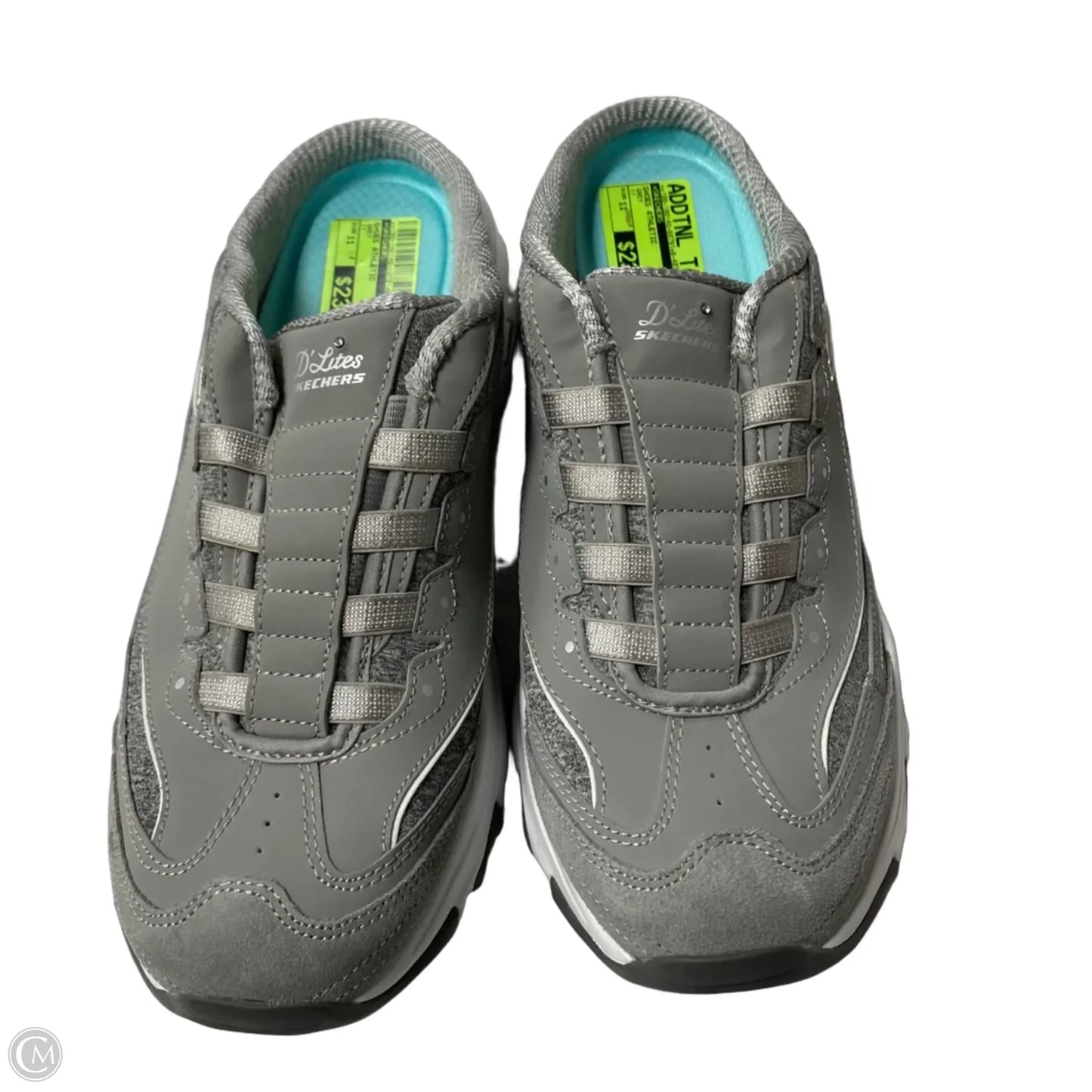 Shoes Athletic By Skechers In Grey, Size: 11