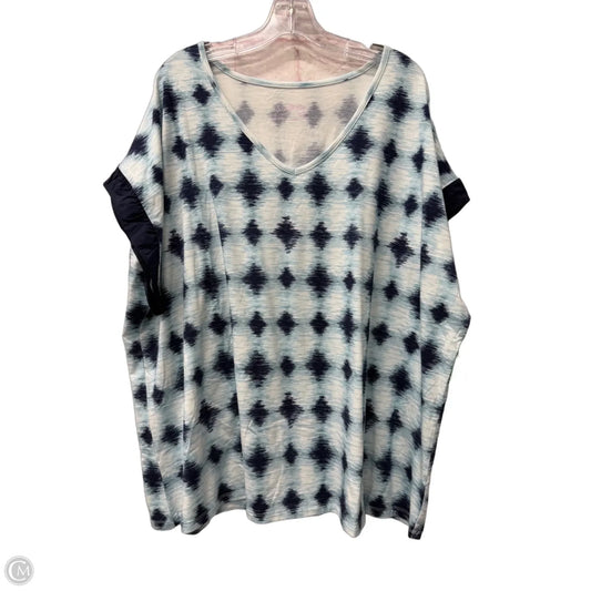 Top Short Sleeve By Any Body In Blue, Size: 3x