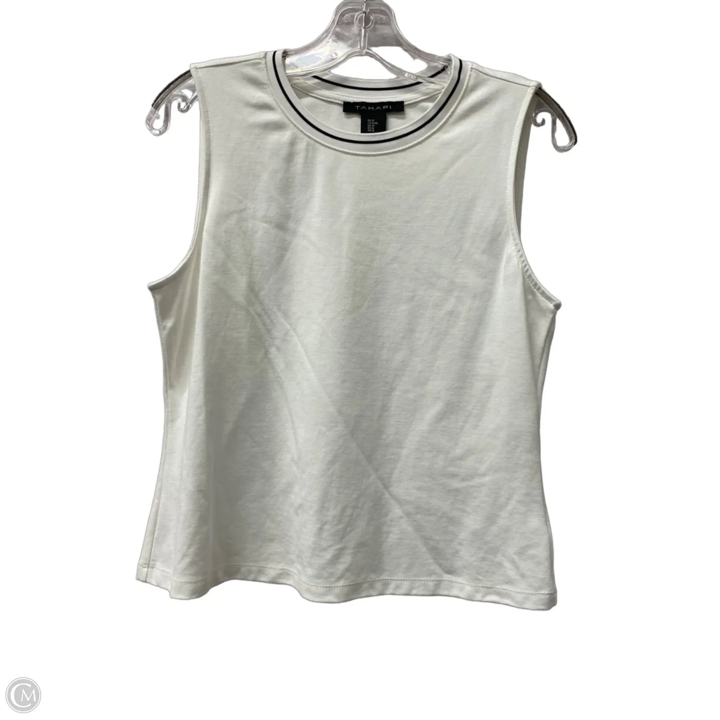Tank Top By Tahari In White, Size: M