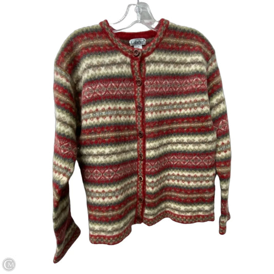 Sweater Cardigan By Cme In Red, Size: L