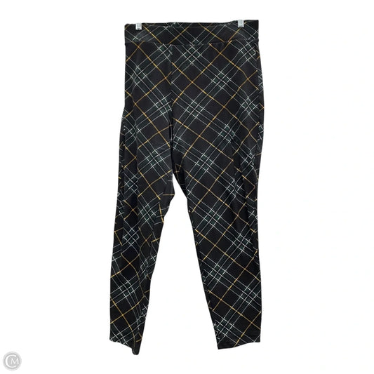 Pants Leggings By Torrid In Plaid Pattern, Size: 3x