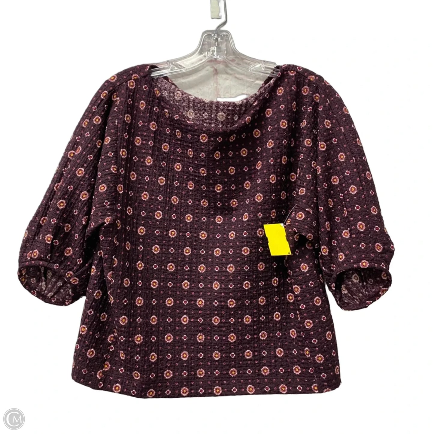 Top Long Sleeve By Loft In Purple, Size: S