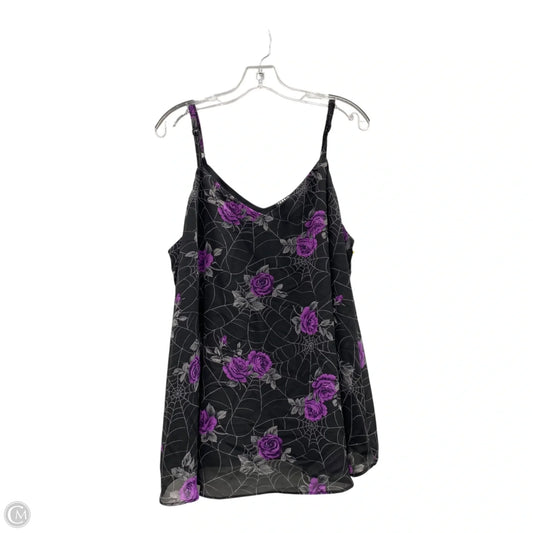 Top Sleeveless By Torrid In Black, Size: 3x