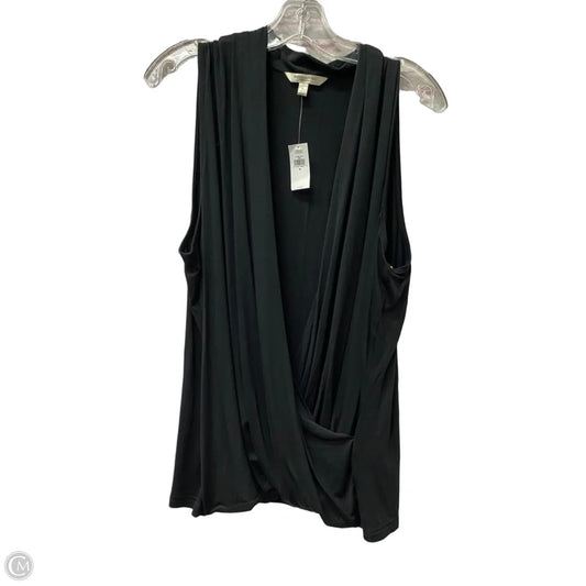 Top Sleeveless By Banana Republic In Black, Size: Xl