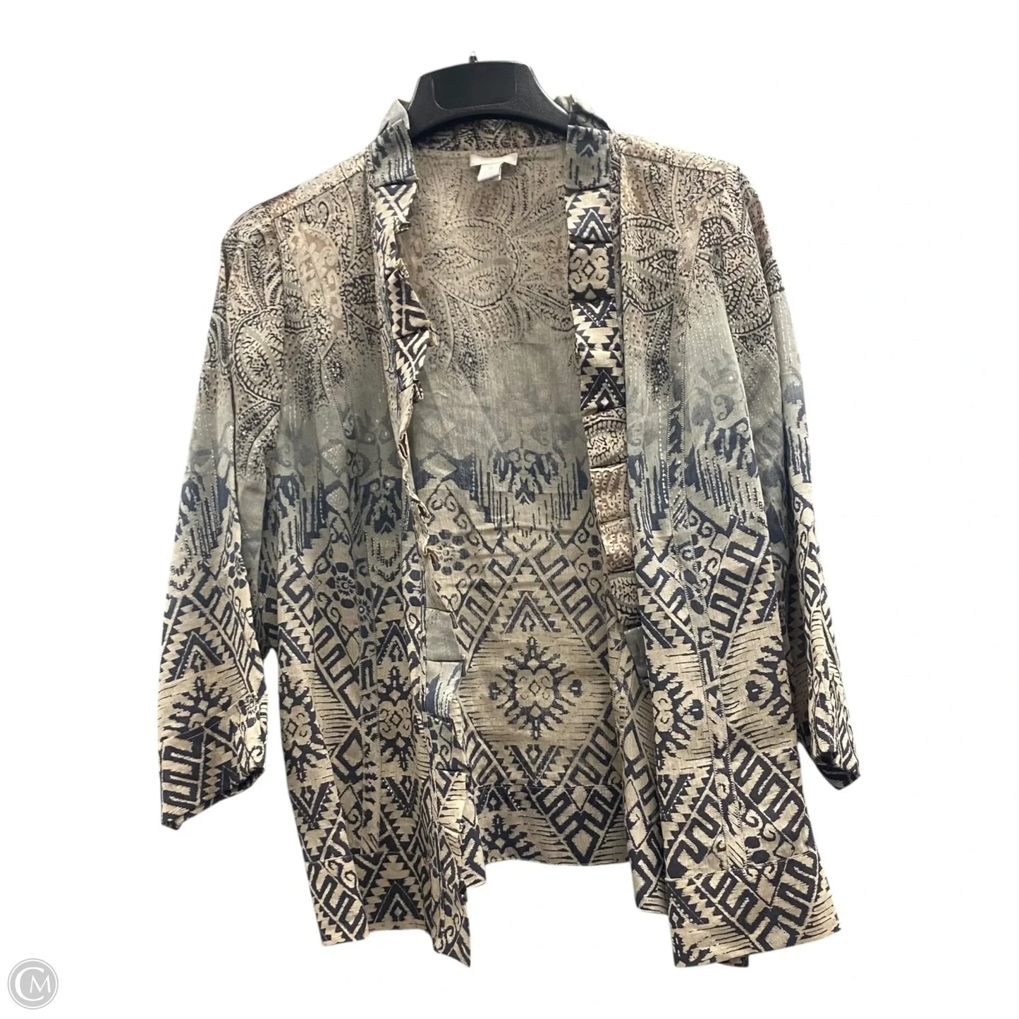 Cardigan By Chicos In Animal Print, Size: Xl