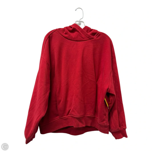 Sweatshirt Hoodie By Athleta In Red, Size: Xl