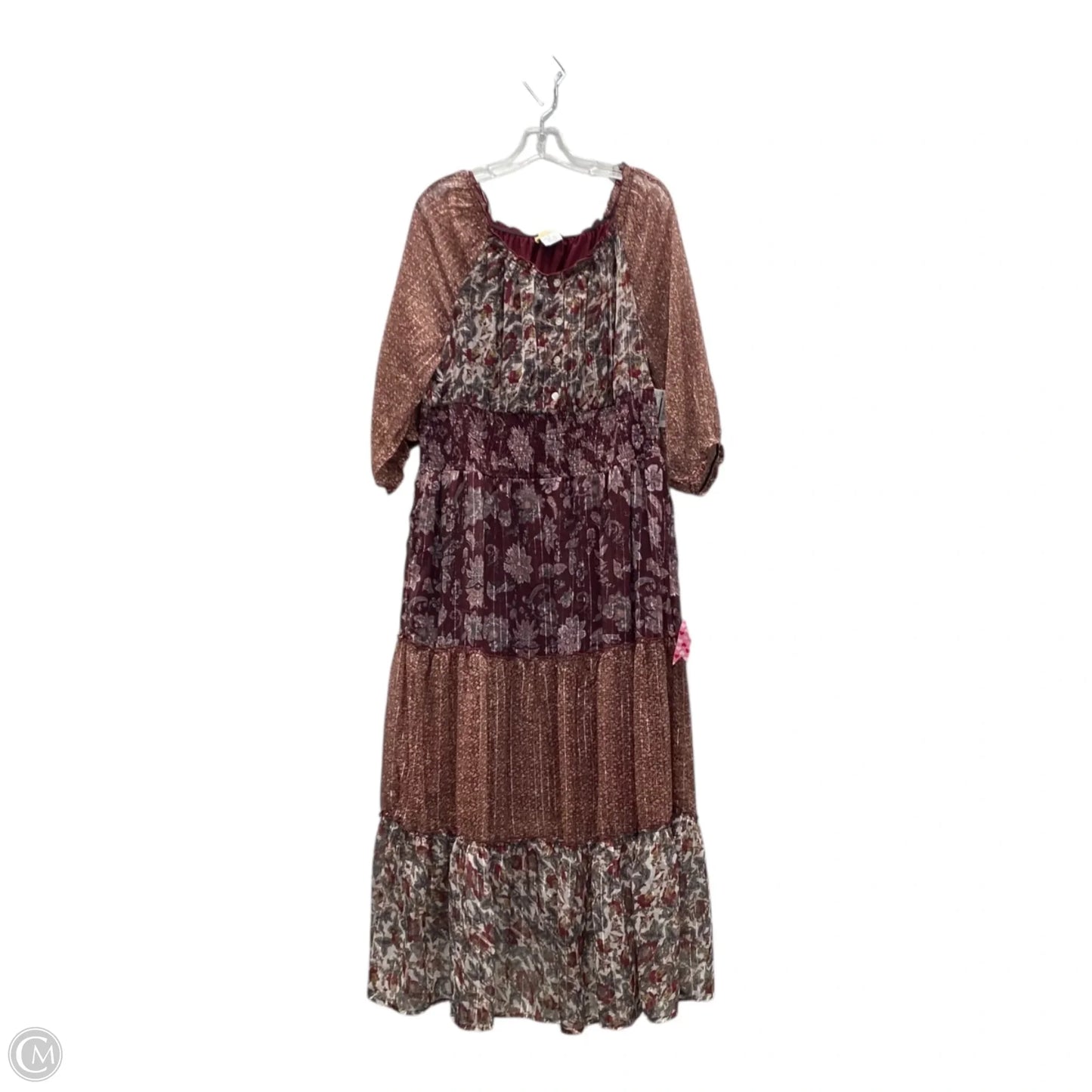 Dress Casual Maxi By Cme In Purple, Size: 1x