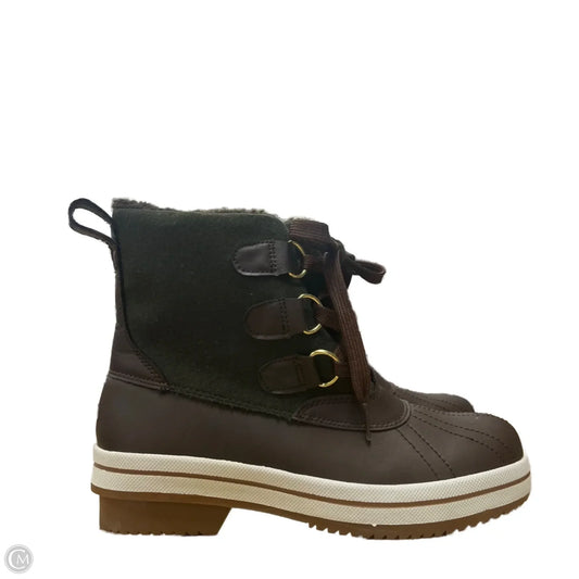 Boots Ankle Flats By Madden Girl In Brown, Size: 7.5