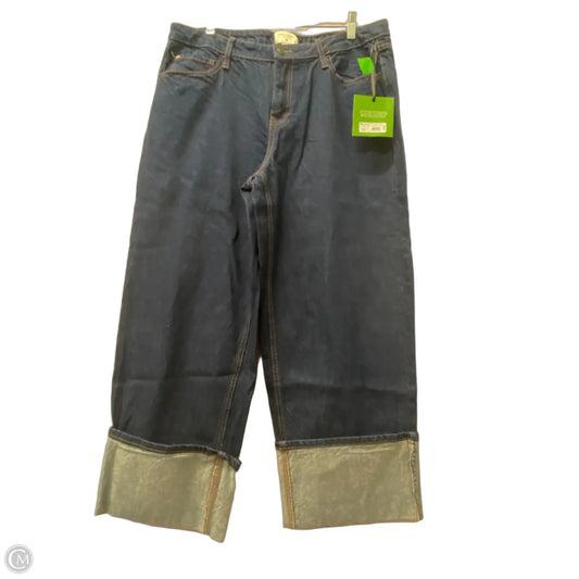 Jeans Cropped By Target-designer In Blue Denim, Size: 8