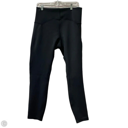 Athletic Leggings By Spyder In Black, Size: Xl