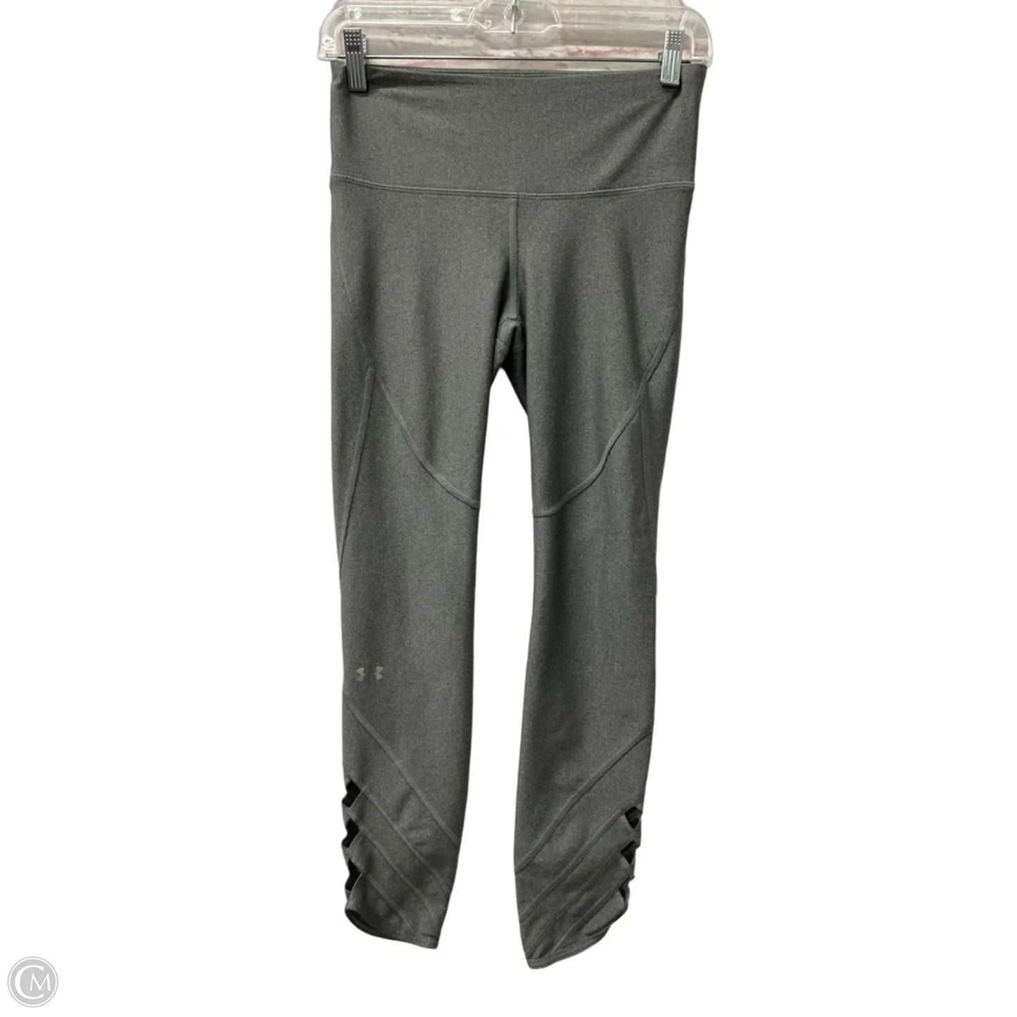 Athletic Capris By Under Armour In Grey, Size: S