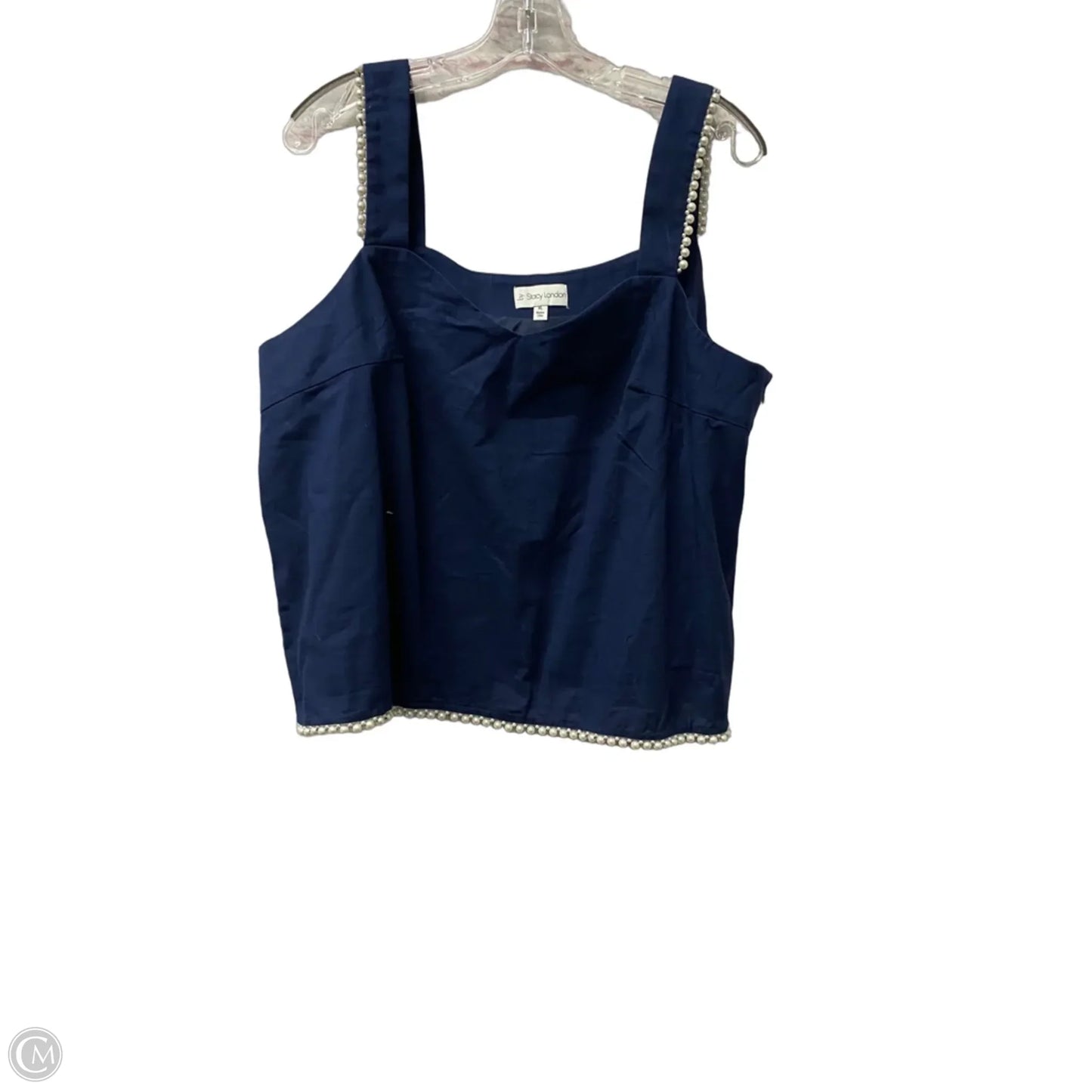 Pants Set 2pc By Stacy london  In Navy, Size: Xl
