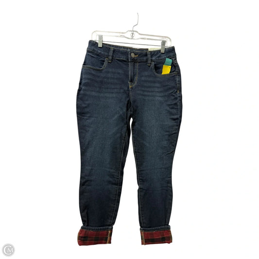 Jeans Boot Cut By Maurices In Blue & Red, Size: 10