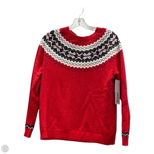 Sweater By Talbots In Red, Size: Mp