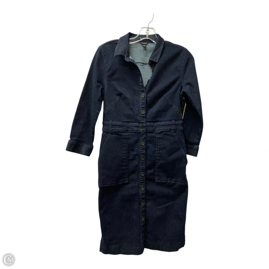 Dress Casual Short By Ann Taylor In Blue Denim, Size: 4