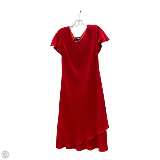 Dress Casual Midi By Sl Fashions In Red, Size: L