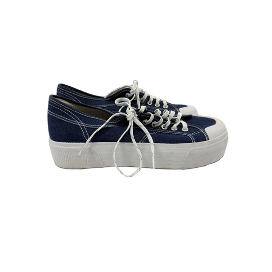 Shoes Sneakers By Cme In Blue, Size: 9