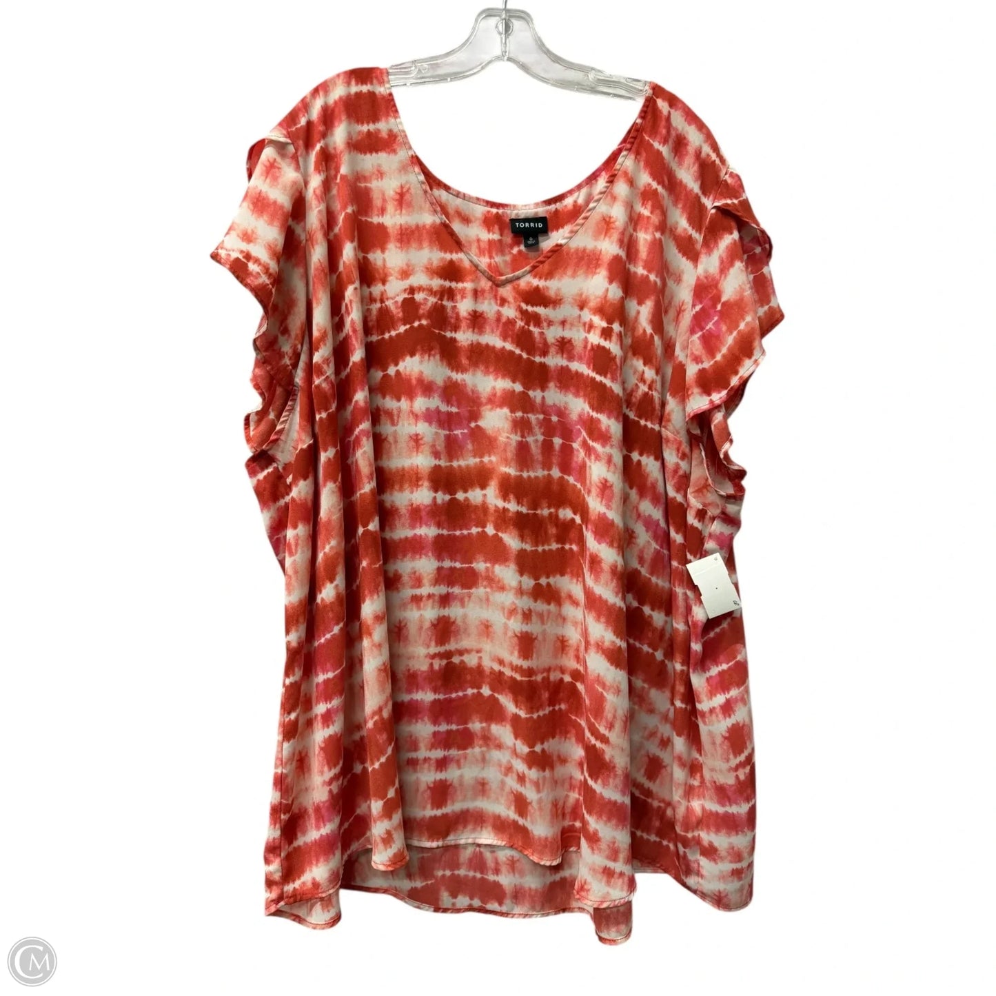 Top Short Sleeve By Torrid In Orange, Size: 6