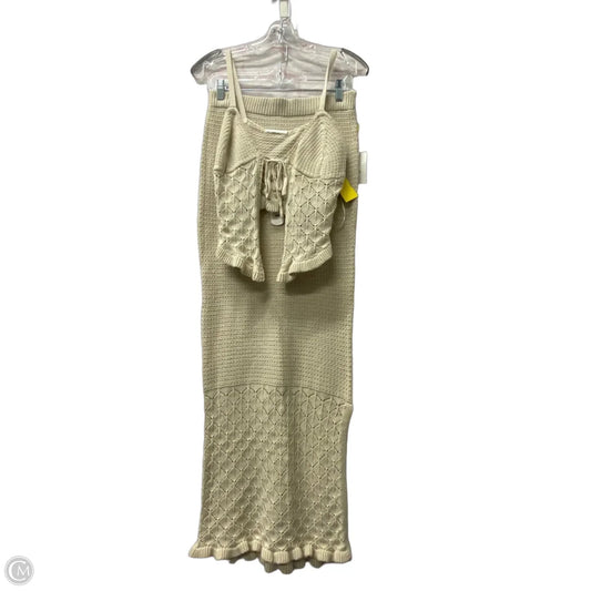 Skirt Set 2pc By Olive And Oak In Cream, Size: M