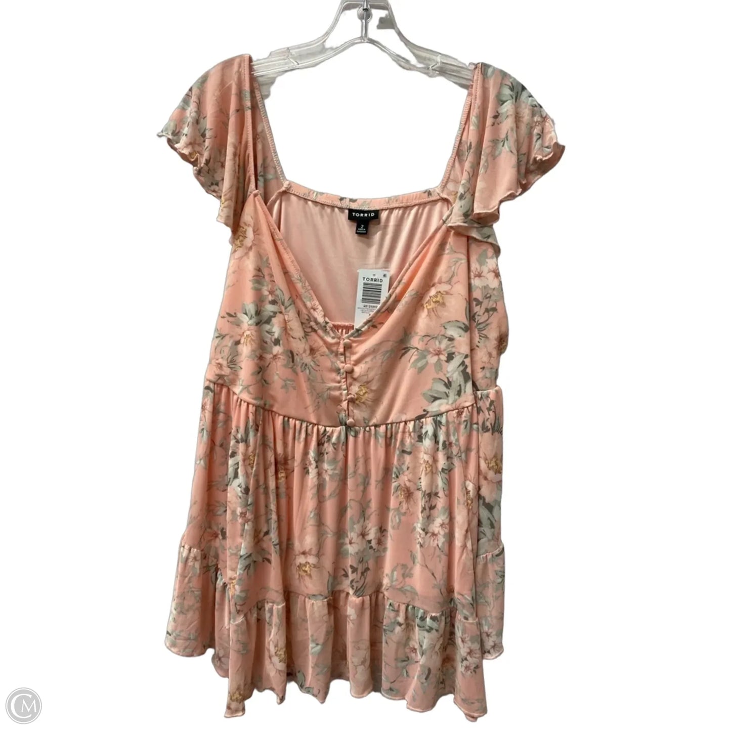 Top Sleeveless By Torrid In Pink, Size: 2x