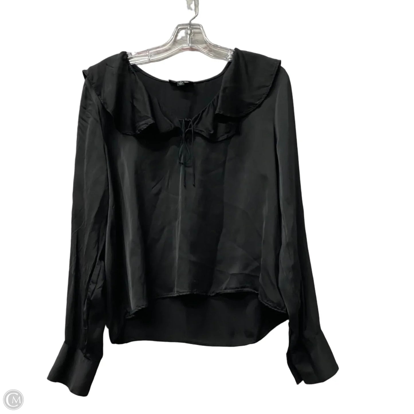Top Long Sleeve By J. Crew In Black, Size: M