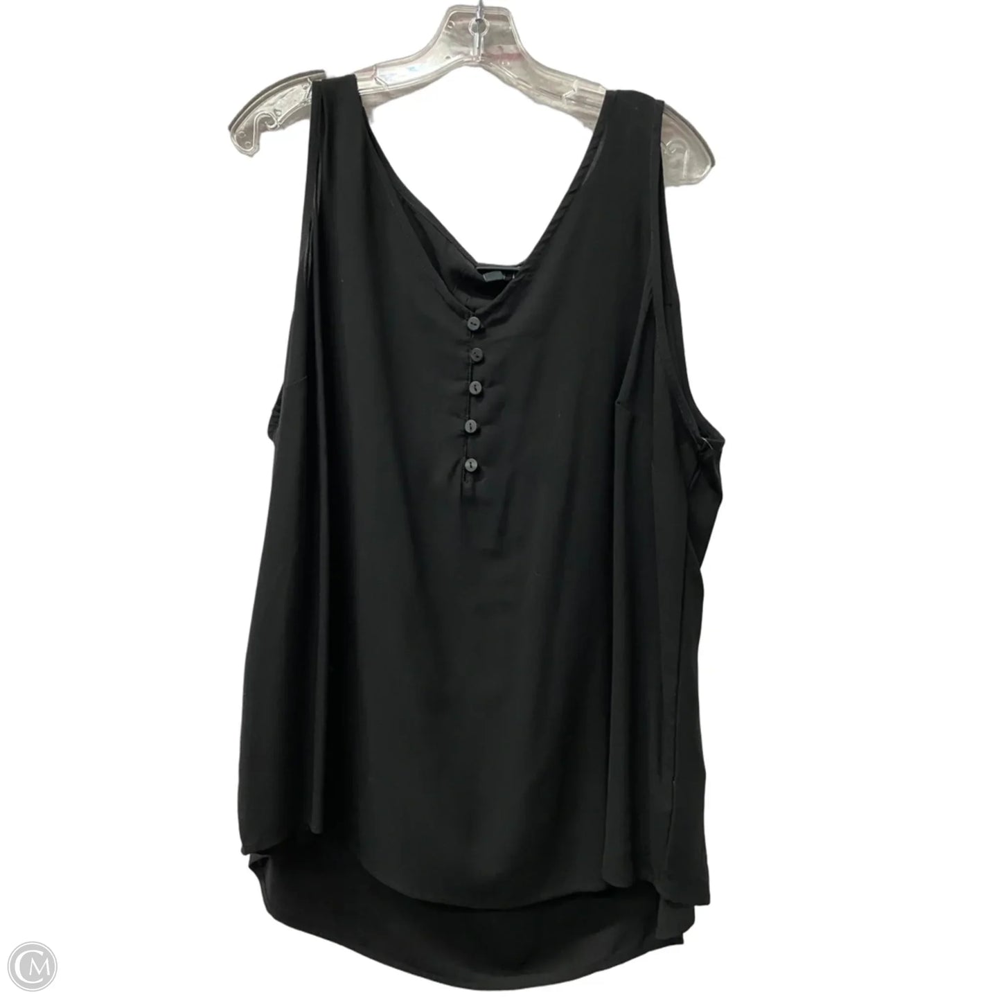 Top Sleeveless By Torrid In Black, Size: 2x