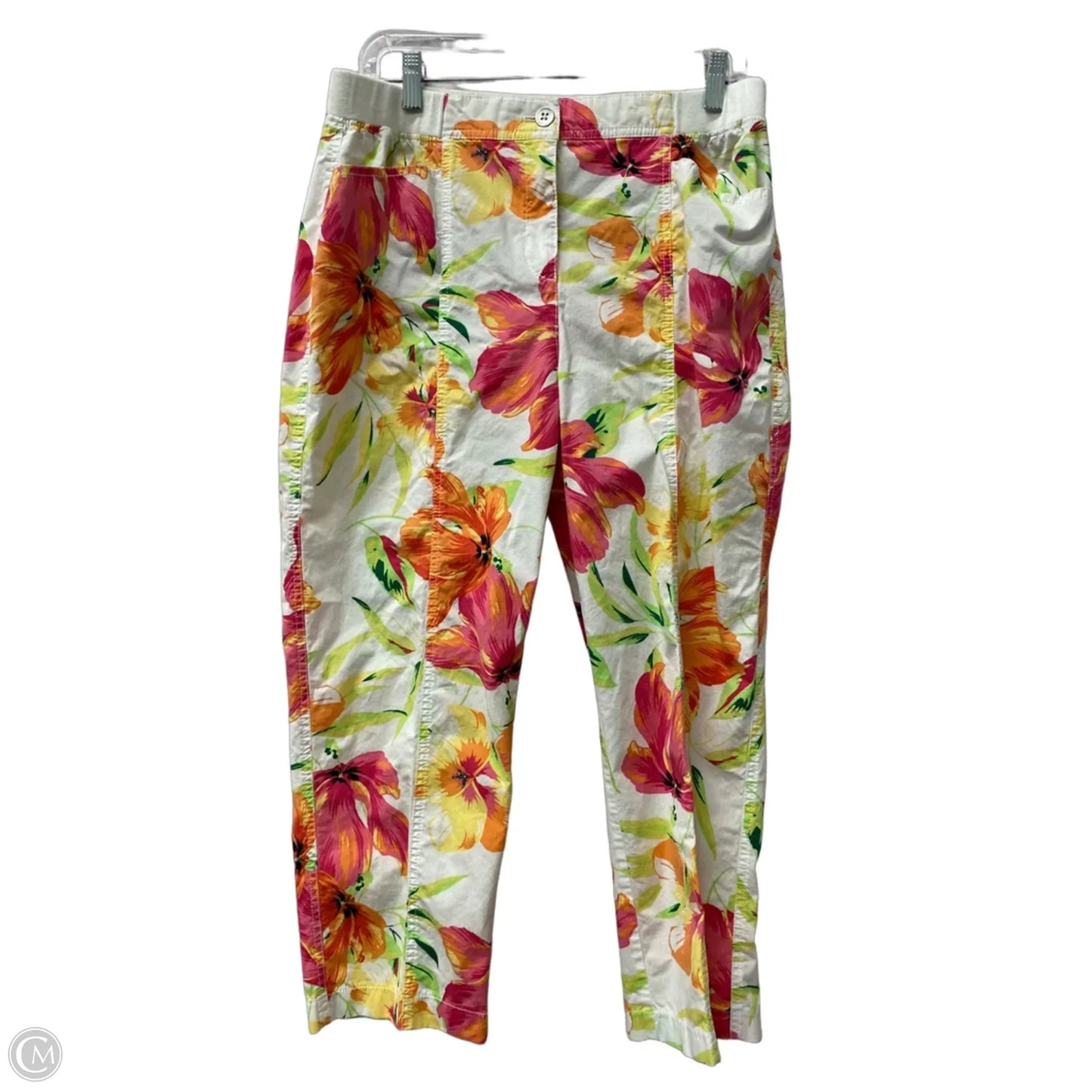 Pants Cropped By Chicos In White, Size: 8