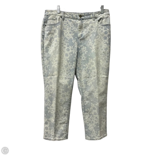 Jeans Cropped By Chicos In Blue, Size: 8