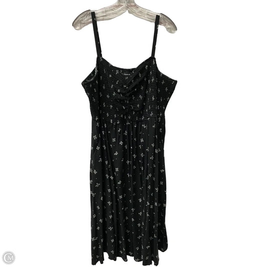 Dress Casual Midi By Torrid In Black, Size: 4x