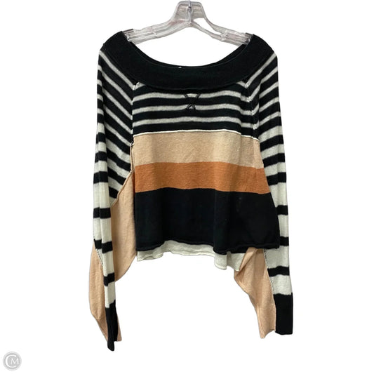 Top Long Sleeve By Free People In Black, Size: M