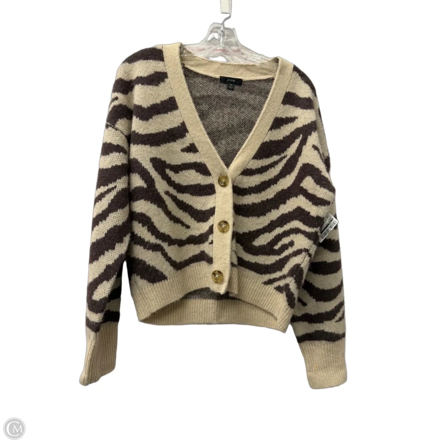 Sweater Cardigan By J. Crew In Brown, Size: M