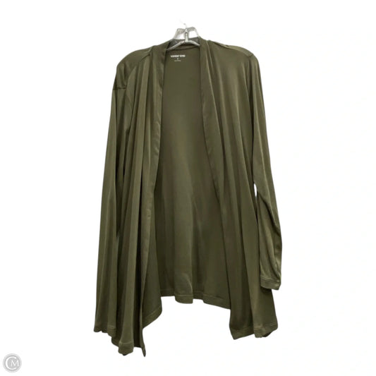 Cardigan By Lands End In Green, Size: Xl