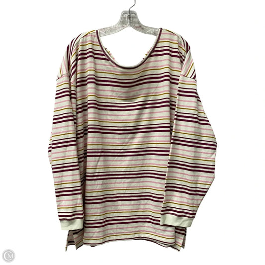 Top Long Sleeve By Maurices In Pink, Size: 3x